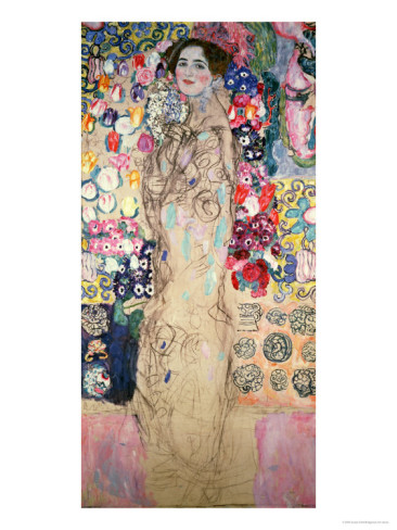 Portrait of Maria Munk - Gustav Klimt Paintings